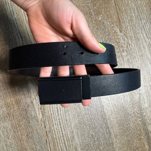 Men's Express Black Belt - Picture 1 of 4